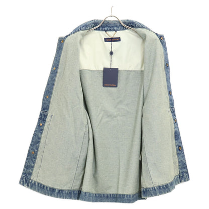 Louis Vuitton Monogram Short Sleeve Denim Jacket — view 3