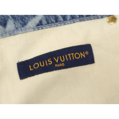 Louis Vuitton Koe Monogram Washed Denim Shorts 30 — view 2