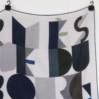 Hermes Jeudadresse Cashmere Silk Carre Scarf — view 2
