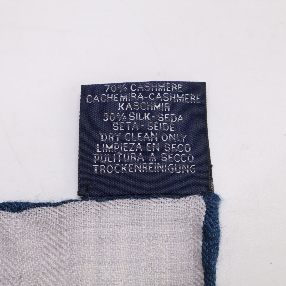Hermes Jeudadresse Cashmere Silk Carre Scarf — view 6