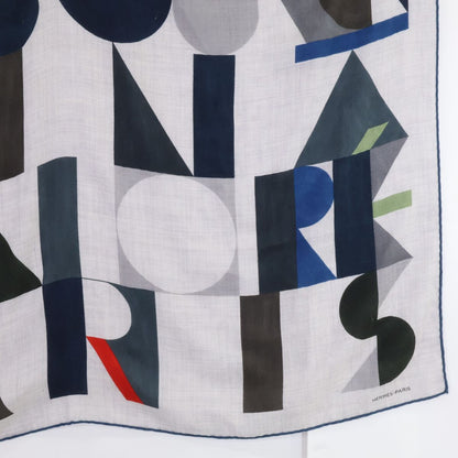 Hermes Jeudadresse Cashmere Silk Carre Scarf — view 4