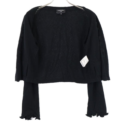 Chanel Pret a Porter Collection Rhinestone Button Ruffle Cardigan 36 — view 3