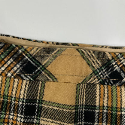 Celine 80 Vintage Jcc Era Yellow Check Pleated Skirt — view 4