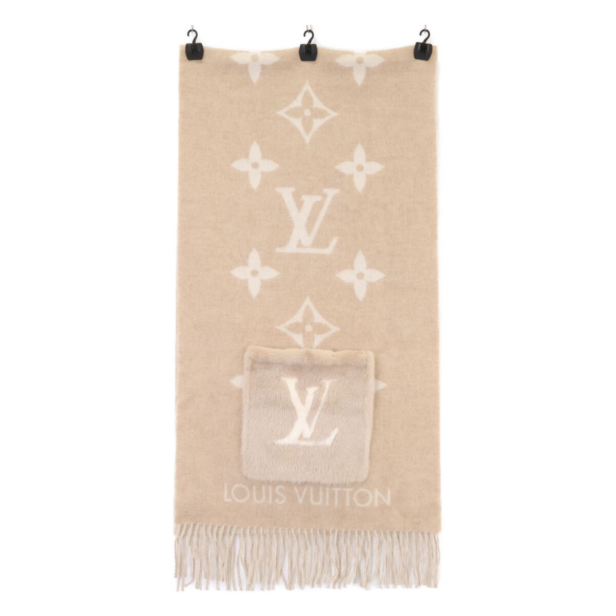 Louis Vuitton Cashmere Mink Echarpe Cold Reykjavik