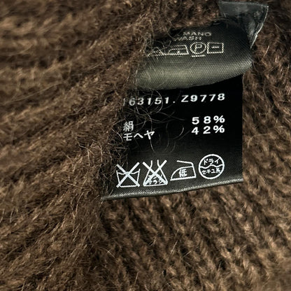 Gucci Era Brown Silk Mohair Turtleneck Sweater — view 3