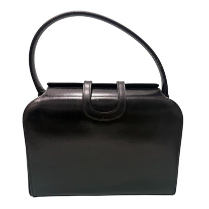 Celine Calf Leather Black Gold Box Handbag — view 2
