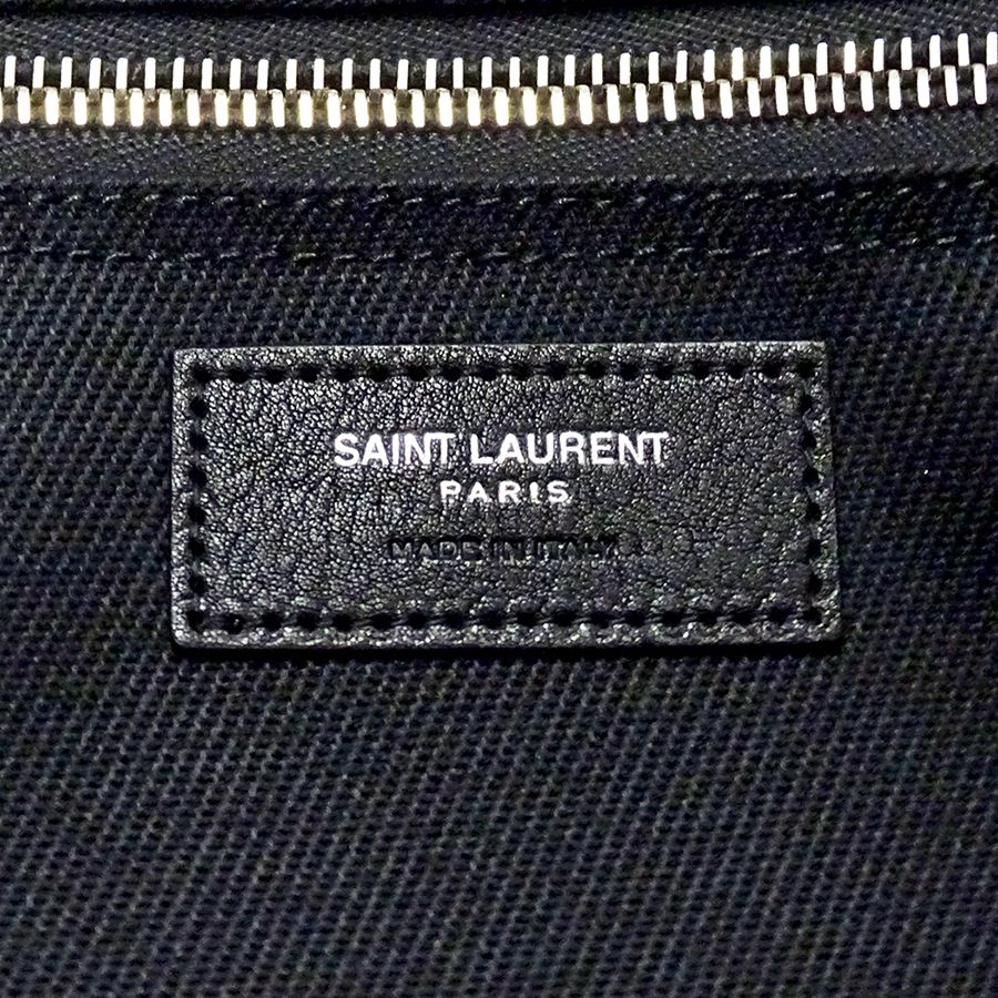 Saint Laurent Tote Liv Ghosh Large Canvas Black Logo — view 6