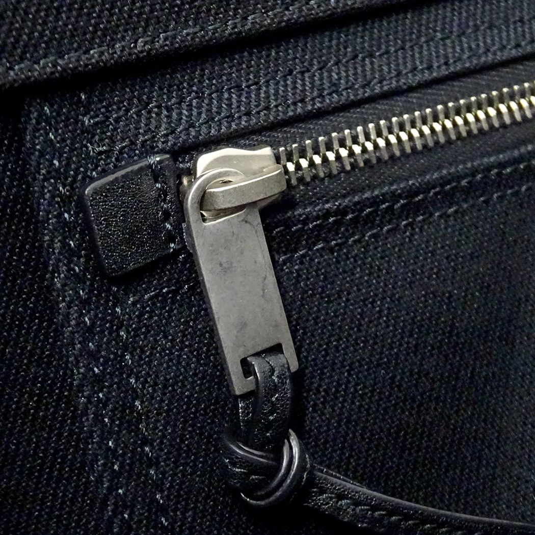 Saint Laurent Tote Liv Ghosh Large Canvas Black Logo — view 8