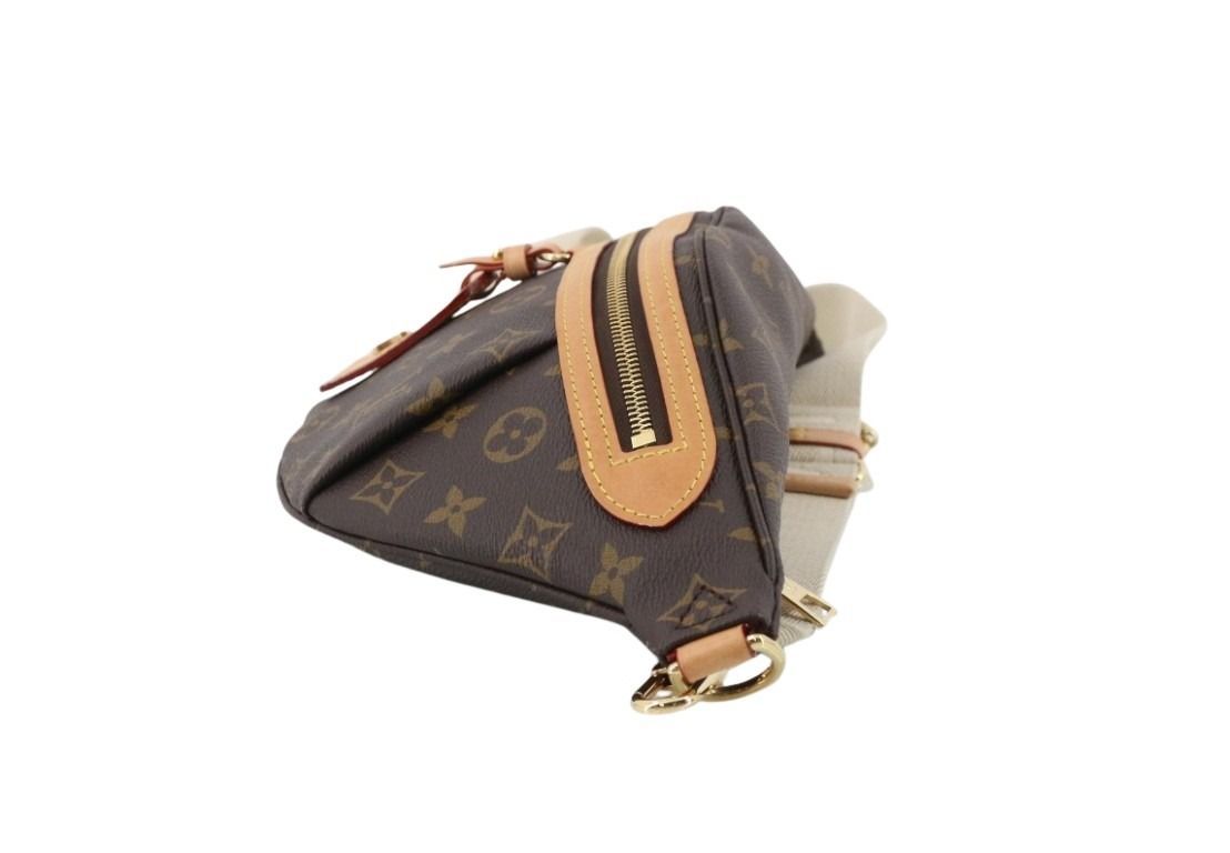 Louis Vuitton Belt Bag High Rise Brown Monogram Gold — view 3