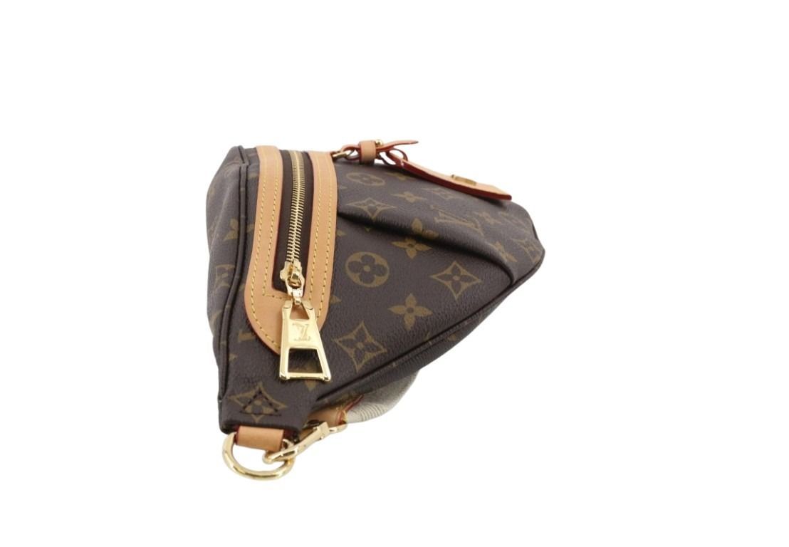 Louis Vuitton Belt Bag High Rise Brown Monogram Gold — view 4