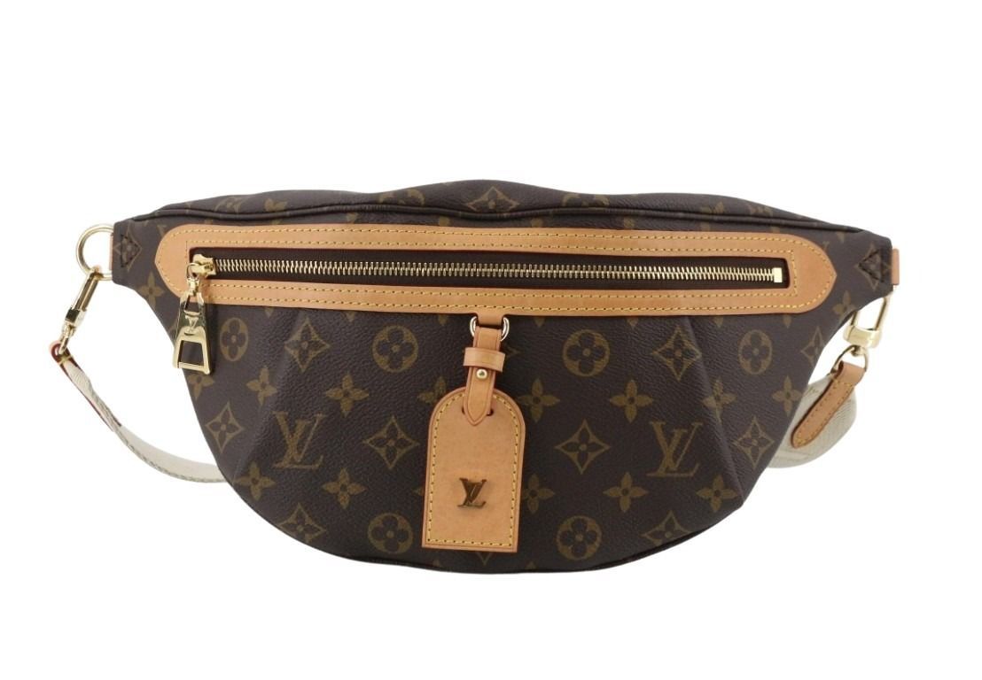 Louis Vuitton Belt Bag High Rise Brown Monogram Gold