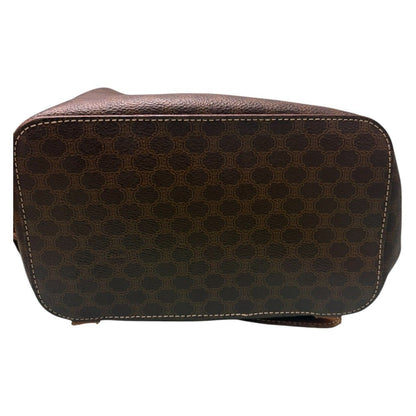 Celine Macadam Brown Gold Backpack — view 5