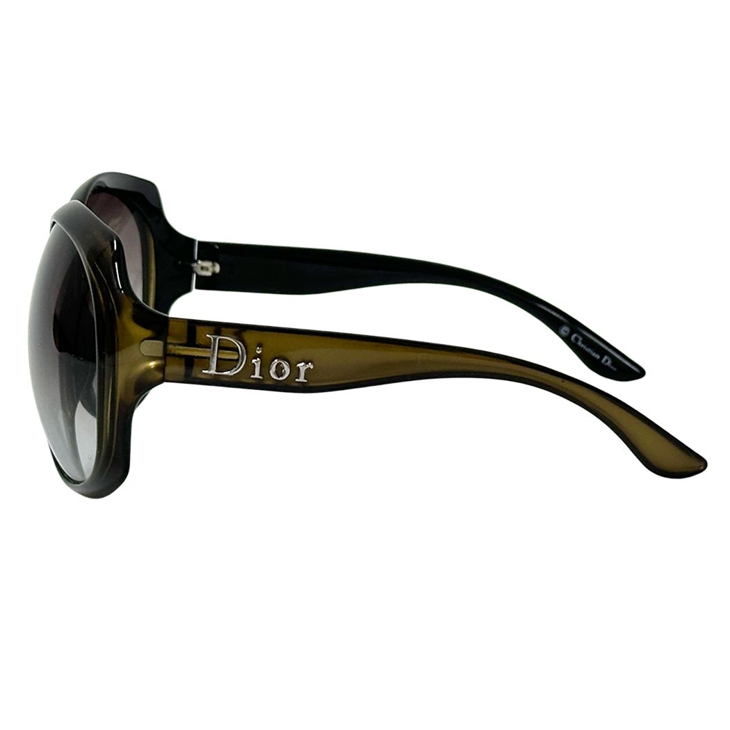 Dior Sunglasses Khaki Kig Logo Eyewear — view 2