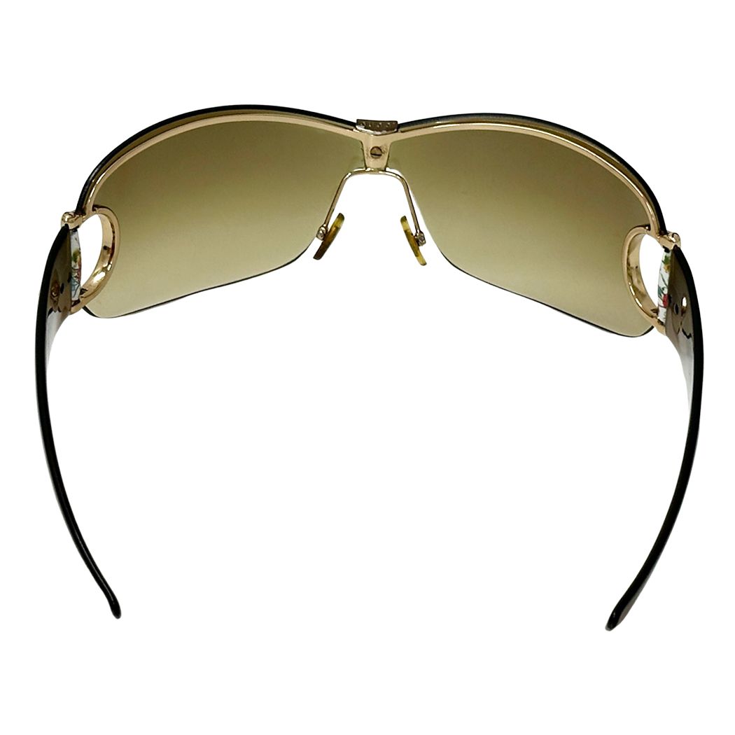 Gucci Sunglasses Horsebit Flora Brown S Shade Floral Flower Eyewear — view 4