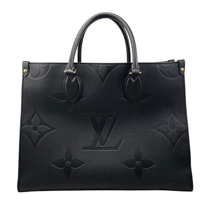 Louis Vuitton Tote Bag On The Go MM Monogram Empreinte Noir Black — view 2