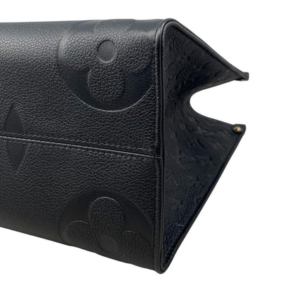 Louis Vuitton Tote Bag On The Go MM Monogram Empreinte Noir Black — view 7