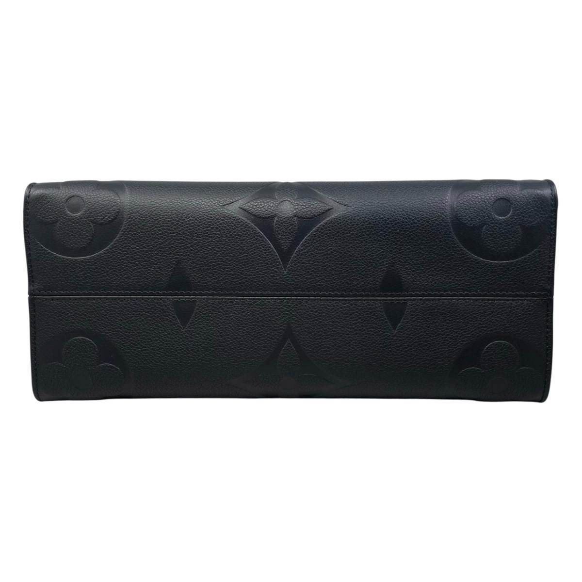 Louis Vuitton Tote Bag On The Go MM Monogram Empreinte Noir Black — view 5
