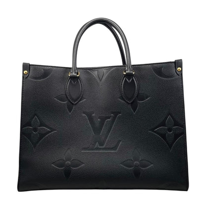 Louis Vuitton Tote Bag On The Go MM Monogram Empreinte Noir Black