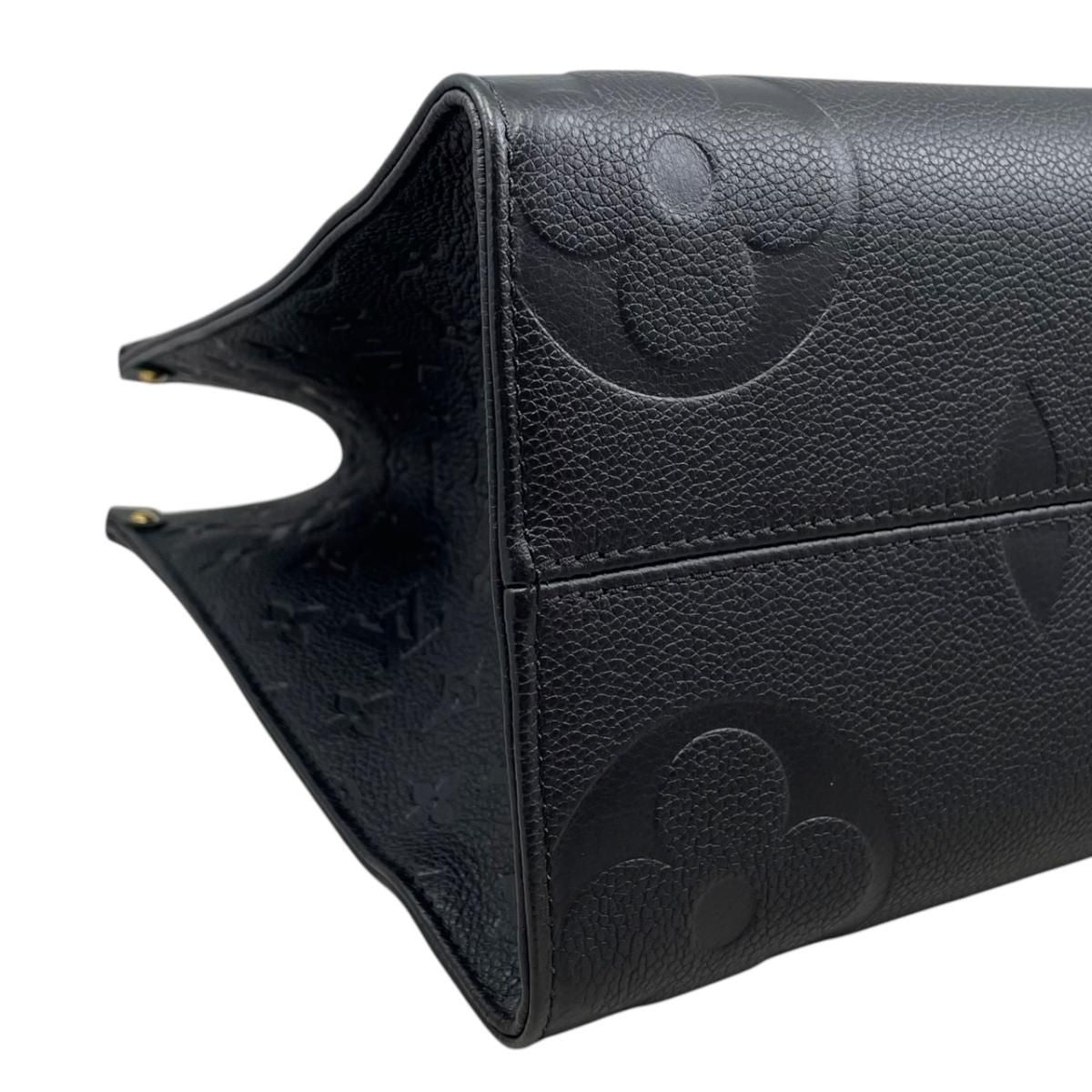 Louis Vuitton Tote Bag On The Go MM Monogram Empreinte Noir Black — view 6