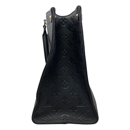 Louis Vuitton Tote Bag On The Go MM Monogram Empreinte Noir Black — view 4