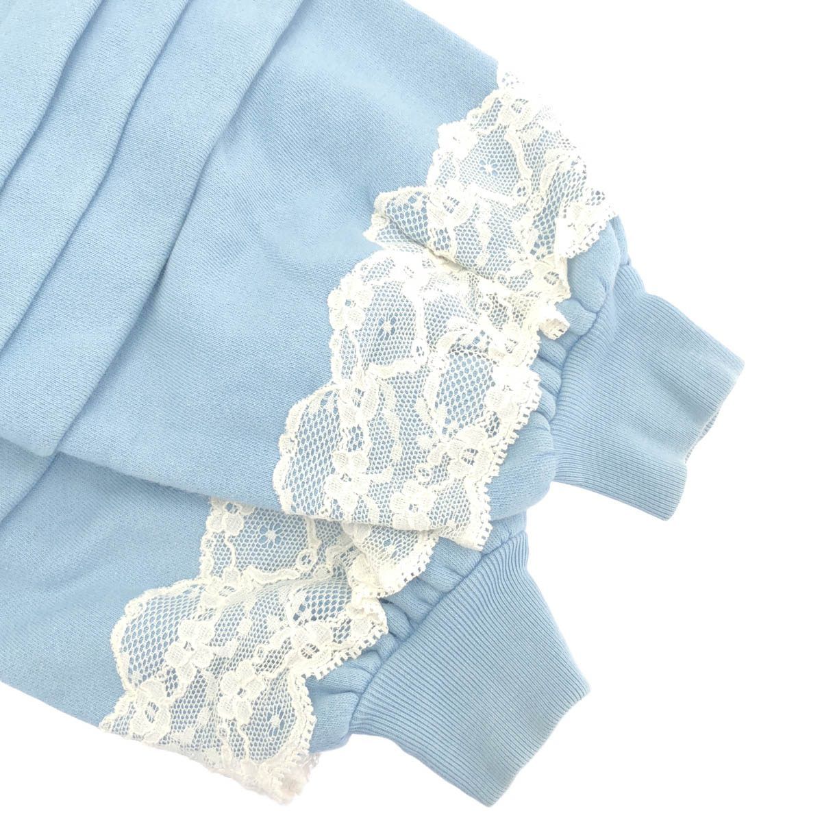 Gucci Lace Sweatshirt Blue — view 5