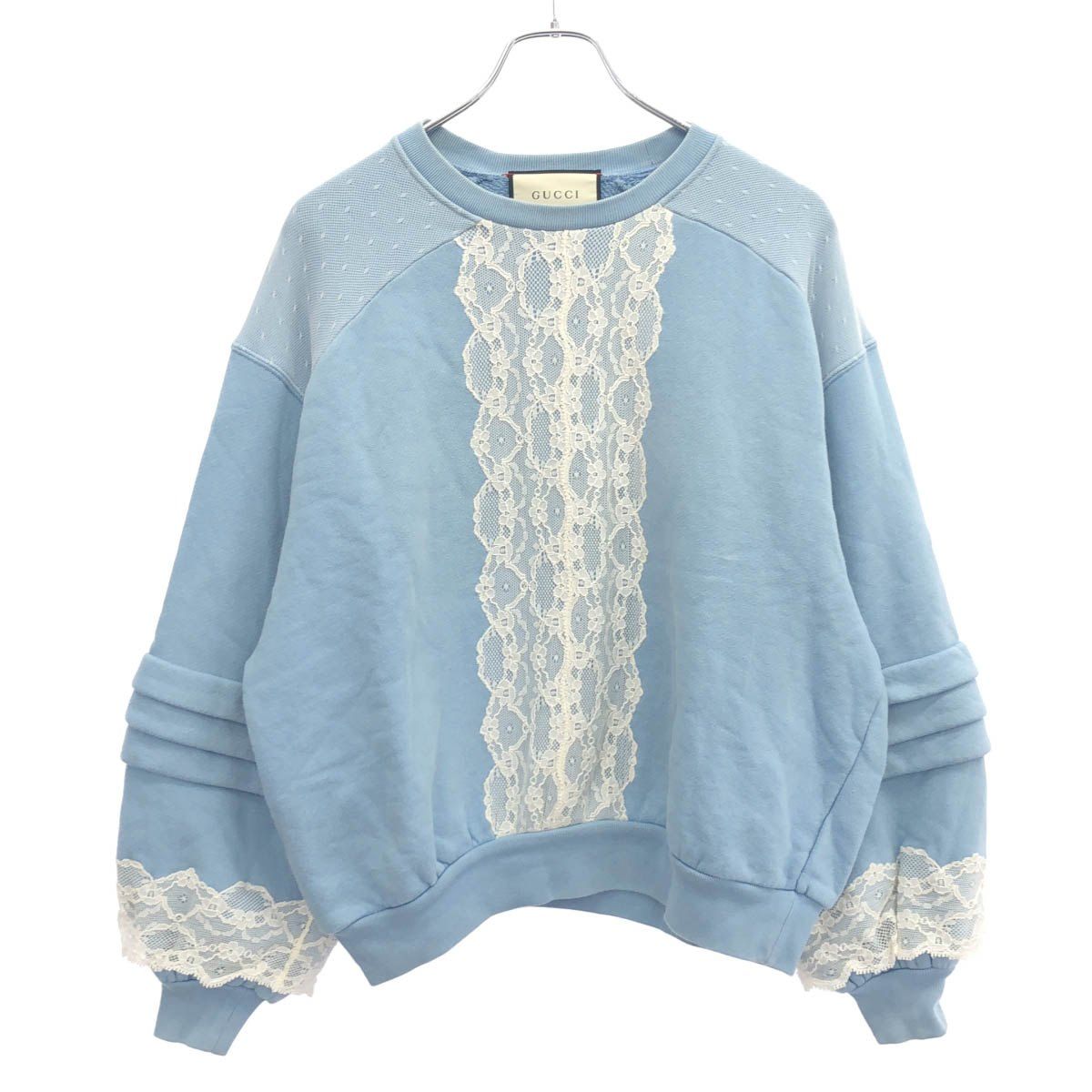 Gucci Lace Sweatshirt Blue