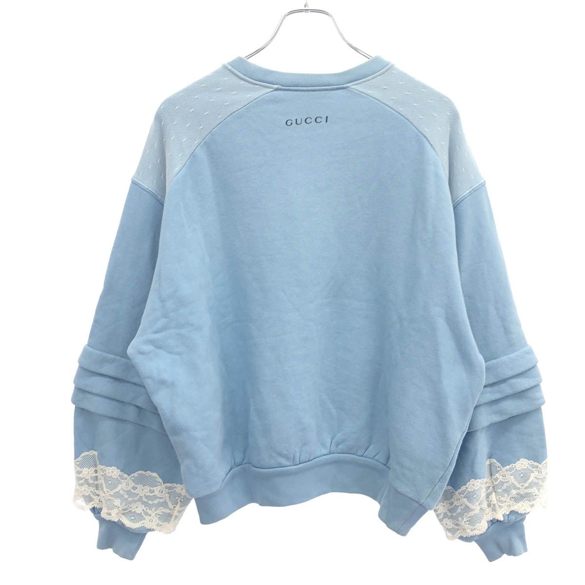 Gucci Lace Sweatshirt Blue — view 2