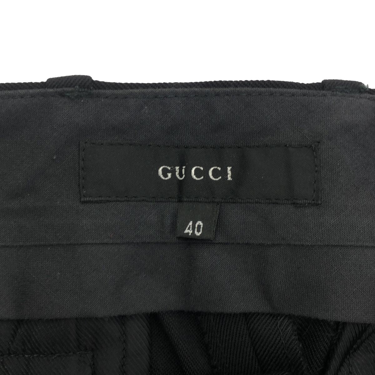 Gucci by Tom Ford Wool Trousers Pants 201 Black 40 — view 3