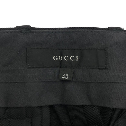 Gucci by Tom Ford Wool Trousers Pants 201 Black 40 — view 3