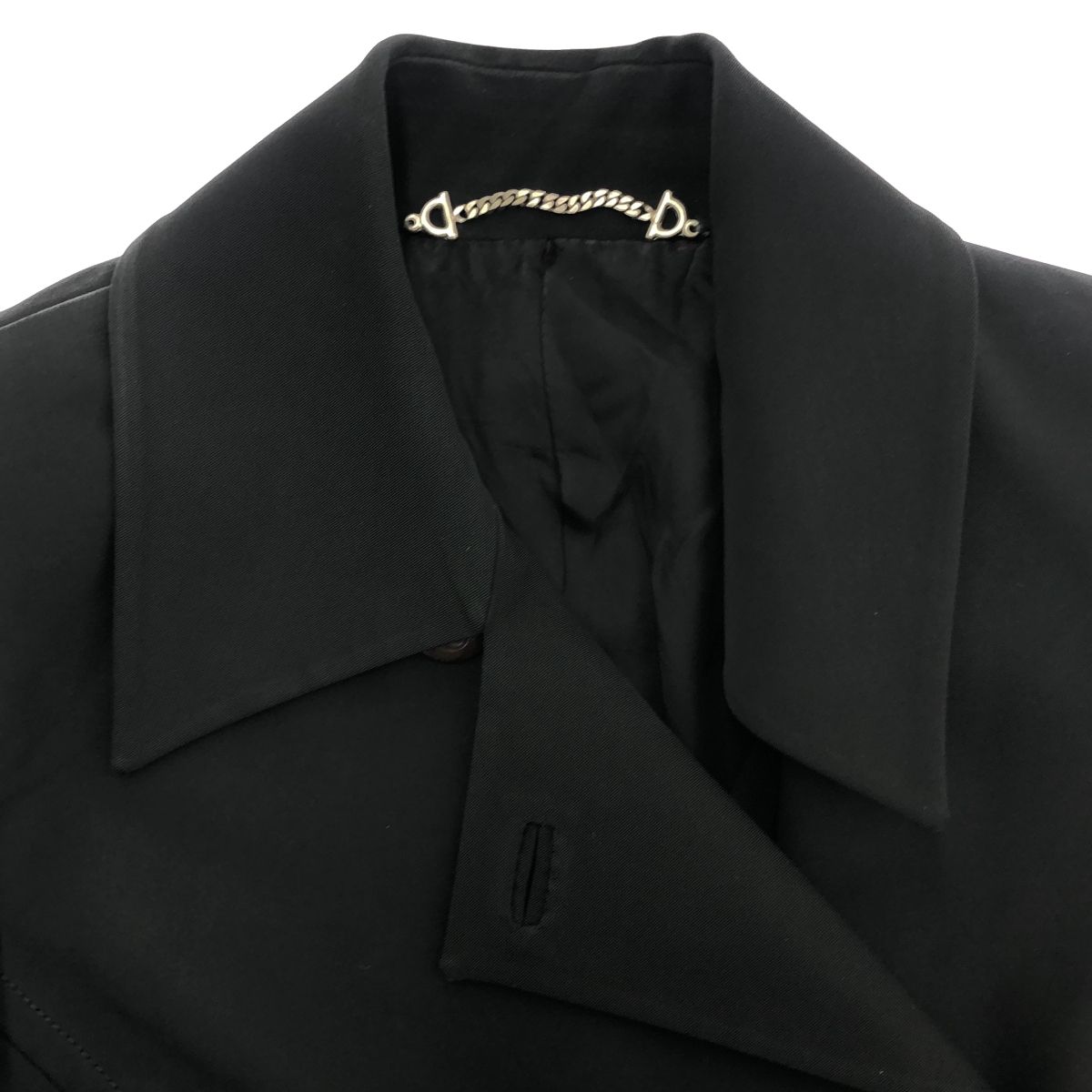 Gucci by Tom Ford Double Breasted Coat Black 42 — view 4