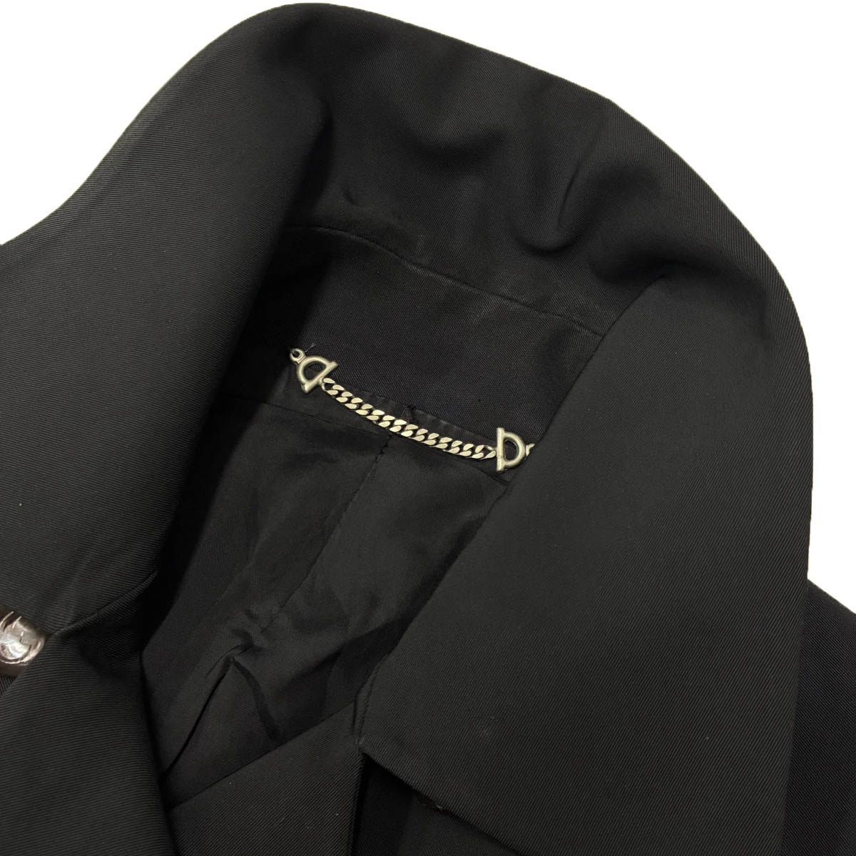 Gucci by Tom Ford Double Breasted Coat Black 42 — view 7