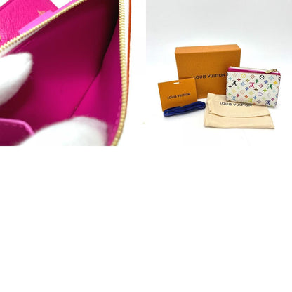 Louis Vuitton Bifold Wallet Portefeuille Lisa Monogram Multicolor Canvas Blanc — view 9