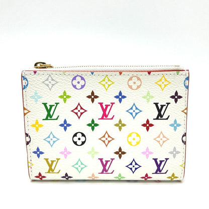 Louis Vuitton Bifold Wallet Portefeuille Lisa Monogram Multicolor Canvas Blanc — view 2