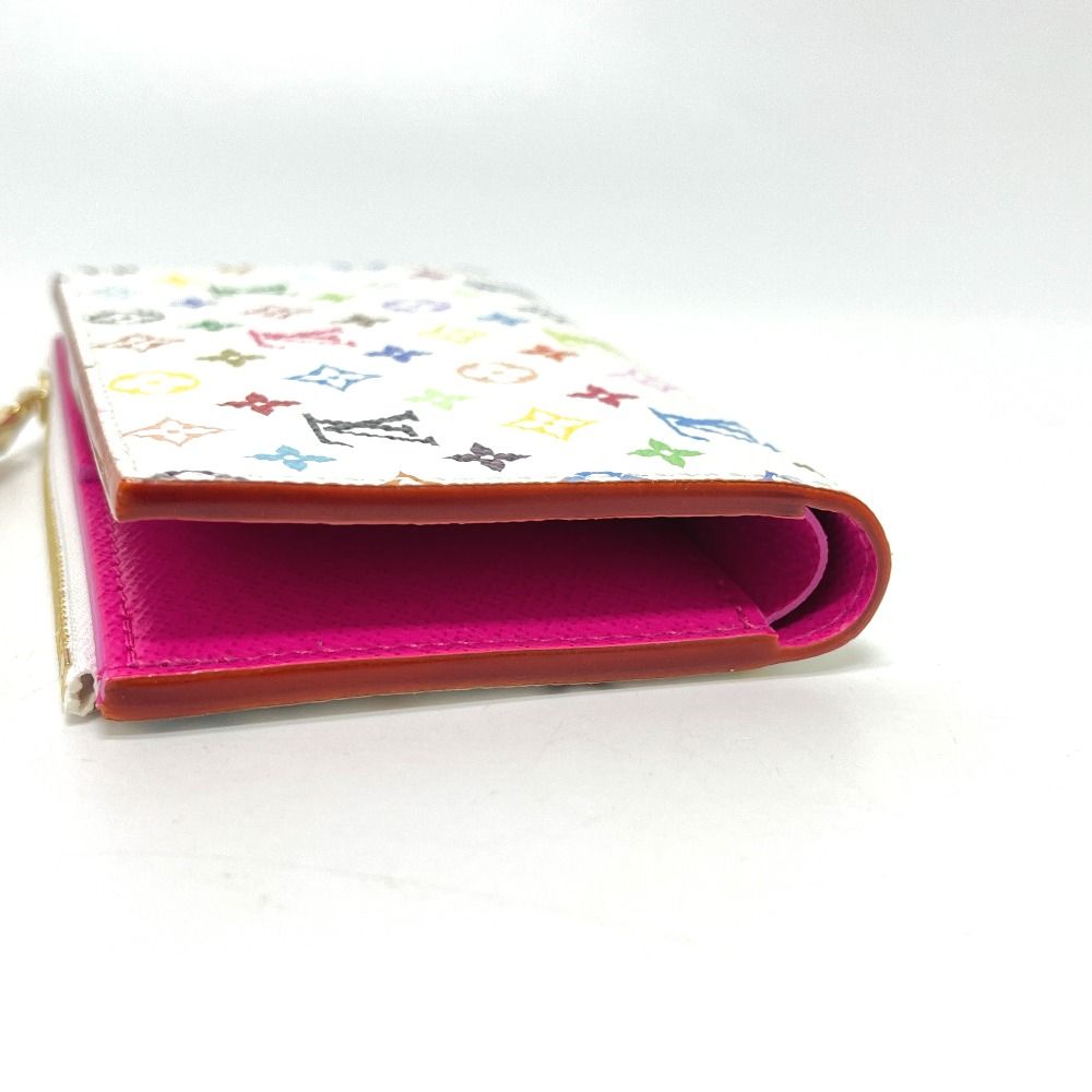 Louis Vuitton Bifold Wallet Portefeuille Lisa Monogram Multicolor Canvas Blanc — view 5