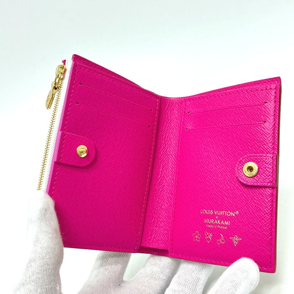 Louis Vuitton Bifold Wallet Portefeuille Lisa Monogram Multicolor Canvas Blanc — view 7