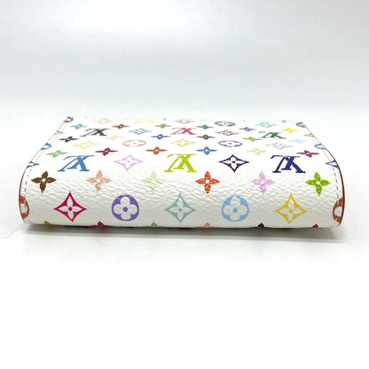 Louis Vuitton Bifold Wallet Portefeuille Lisa Monogram Multicolor Canvas Blanc — view 6