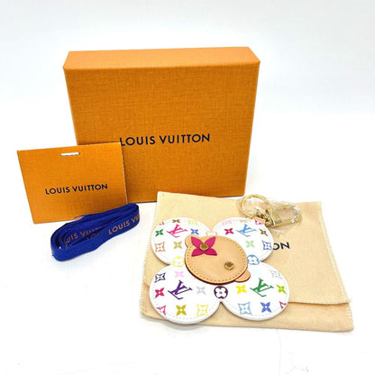 Louis Vuitton Bag Charm Vivienne Head Monogram Multicolor Canvas Blanc — view 8