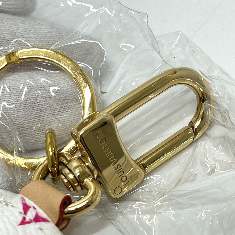 Louis Vuitton Bag Charm Vivienne Head Monogram Multicolor Canvas Blanc — view 5