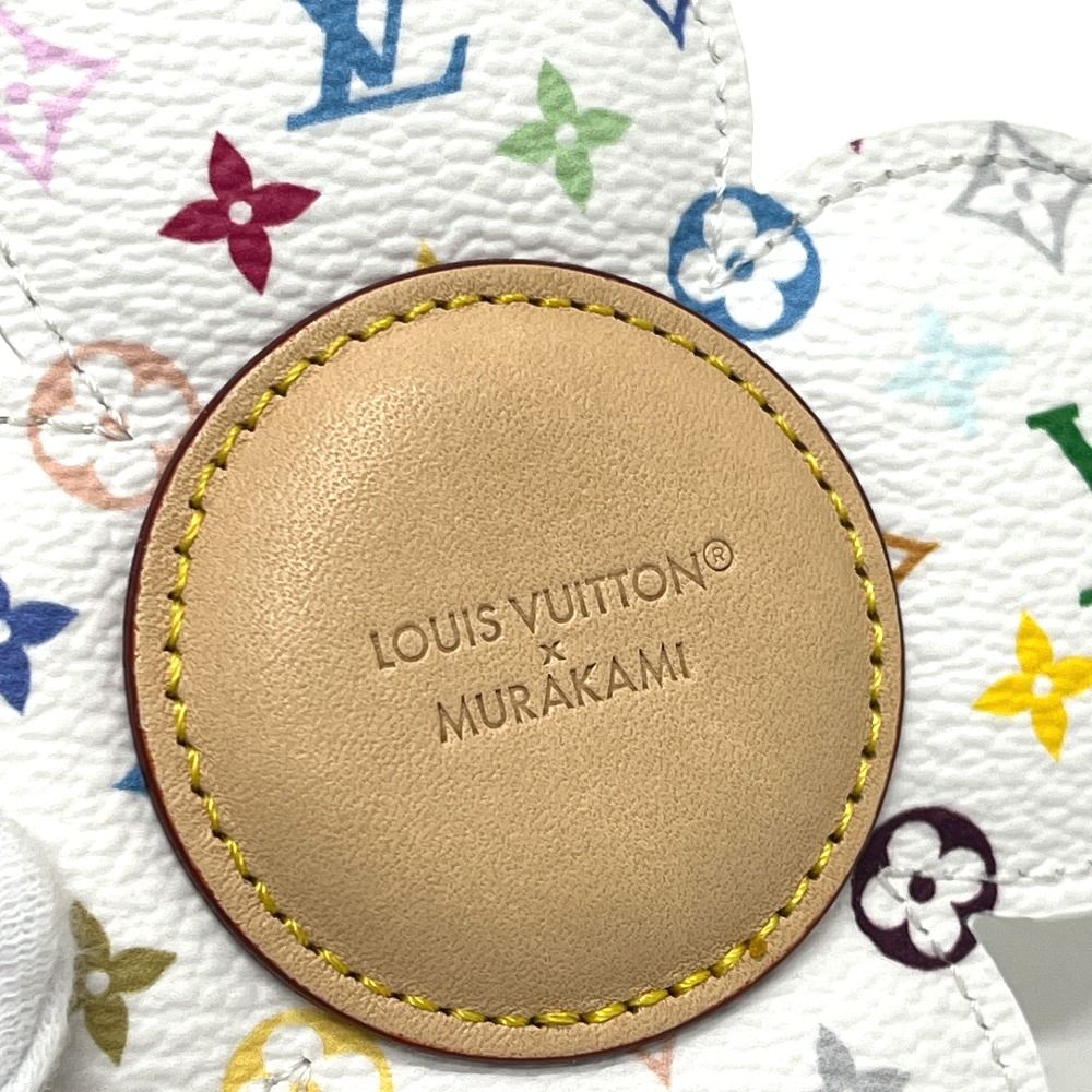 Louis Vuitton Bag Charm Vivienne Head Monogram Multicolor Canvas Blanc — view 7