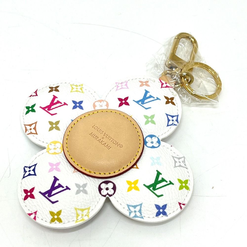 Louis Vuitton Bag Charm Vivienne Head Monogram Multicolor Canvas Blanc — view 2