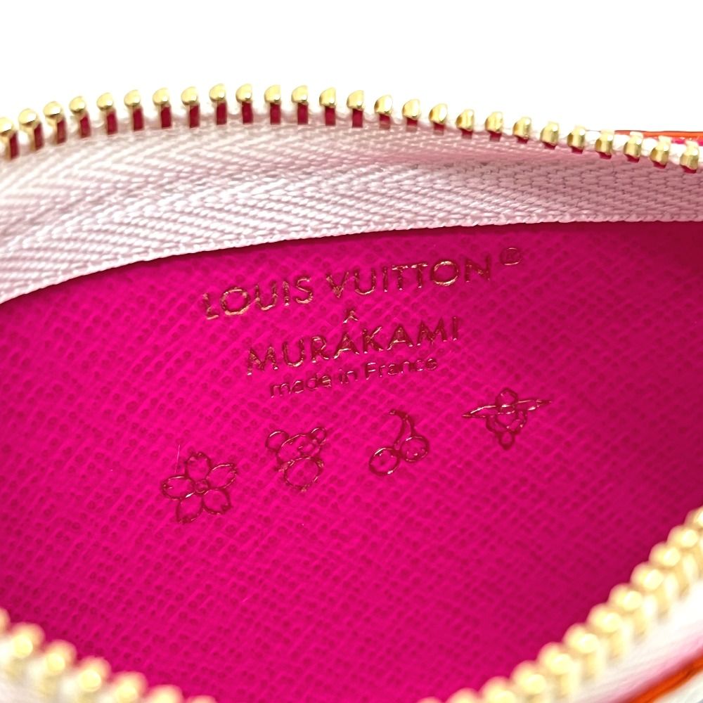 Louis Vuitton Coin Case Pochette Cles Monogram Multicolor Canvas Blanc — view 8
