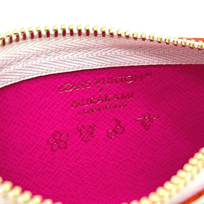 Louis Vuitton Coin Case Pochette Cles Monogram Multicolor Canvas Blanc — view 8