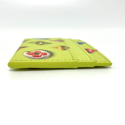 Louis Vuitton Card Case Holder Double Leather Pistachio Green — view 5