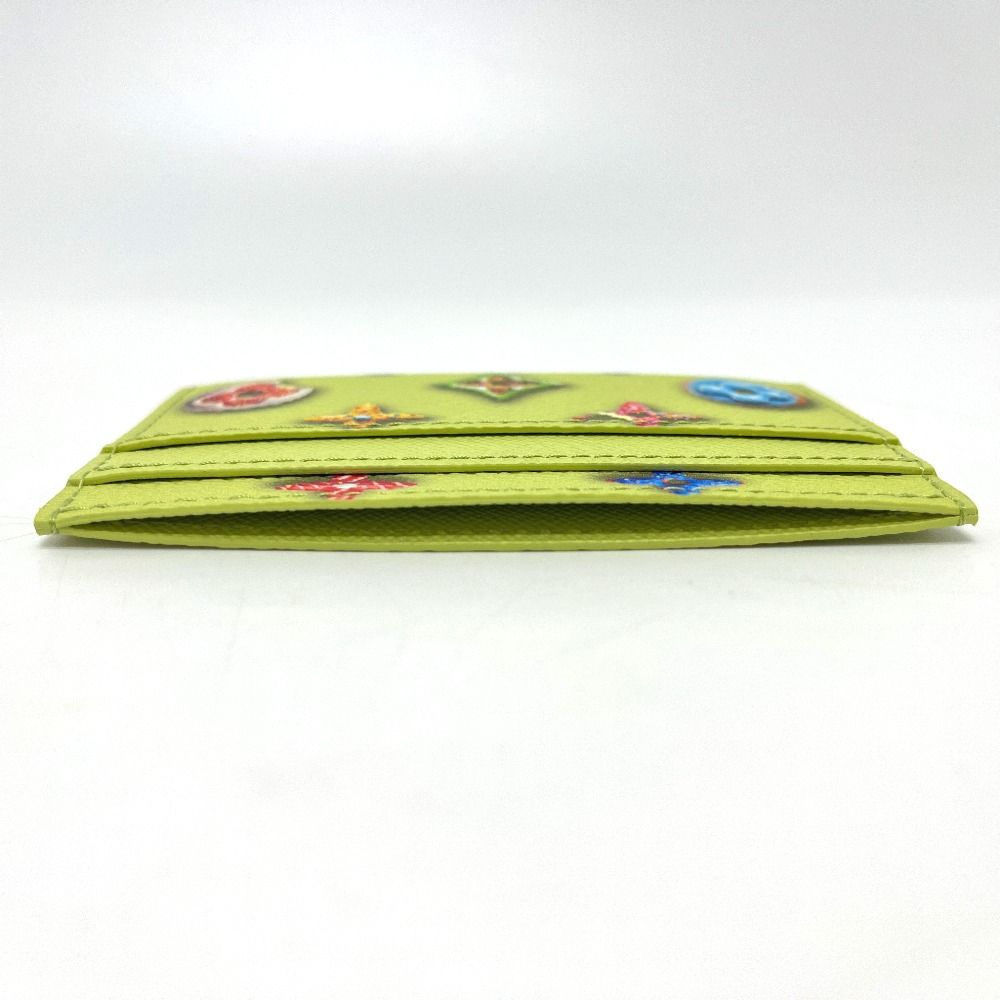 Louis Vuitton Card Case Holder Double Leather Pistachio Green — view 4