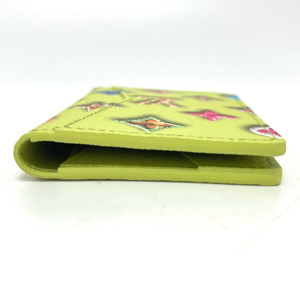 Louis Vuitton Card Case Organizer de Poche Leather Pistachio Green — view 3