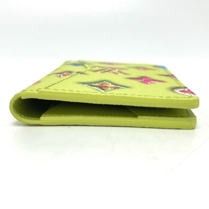 Louis Vuitton Card Case Organizer de Poche Leather Pistachio Green — view 3