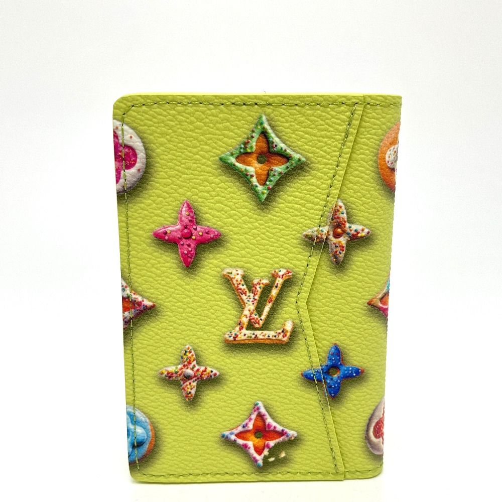 Louis Vuitton Card Case Organizer de Poche Leather Pistachio Green — view 2