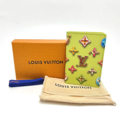 Louis Vuitton Card Case Organizer de Poche Leather Pistachio Green — view 9