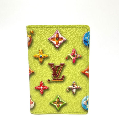 Louis Vuitton Card Case Organizer de Poche Leather Pistachio Green