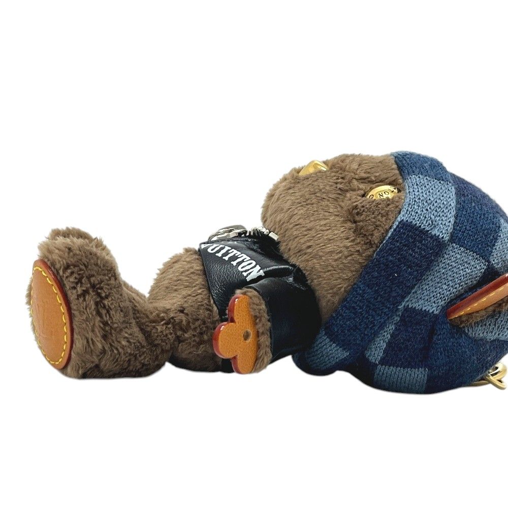 Louis Vuitton Bag Charm LV Bear Leather Canvas Noir — view 8